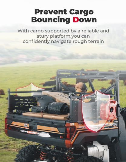 Kemimoto Polaris Ranger 1000 Rear Cargo Rack