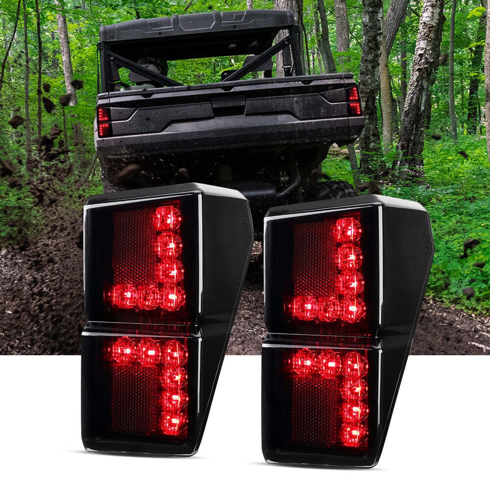 Kemimoto Polaris Ranger XP 1000 Waterproof Seat Cover & Tail Lights