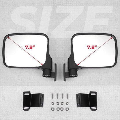 Kemimoto Polaris Ranger 500/ 570/ XP 900 7.8" Rear View Side Mirrors