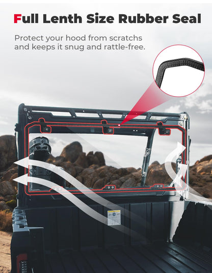 Kemimoto Polaris Ranger Rear Windshield