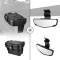 Kemimoto Polaris Ranger/ General Cargo Storage Device Tool Box & Rear View Mirror