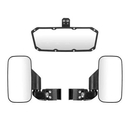 Kemimoto Polaris Ranger Side Mirrors & Center Mirror Set