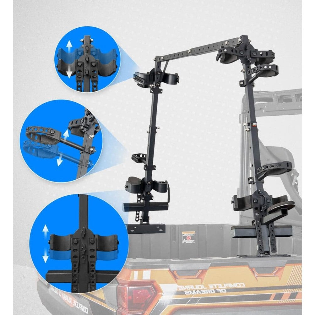 Kemimoto Polaris Ranger UTV Double Crossbow Rack