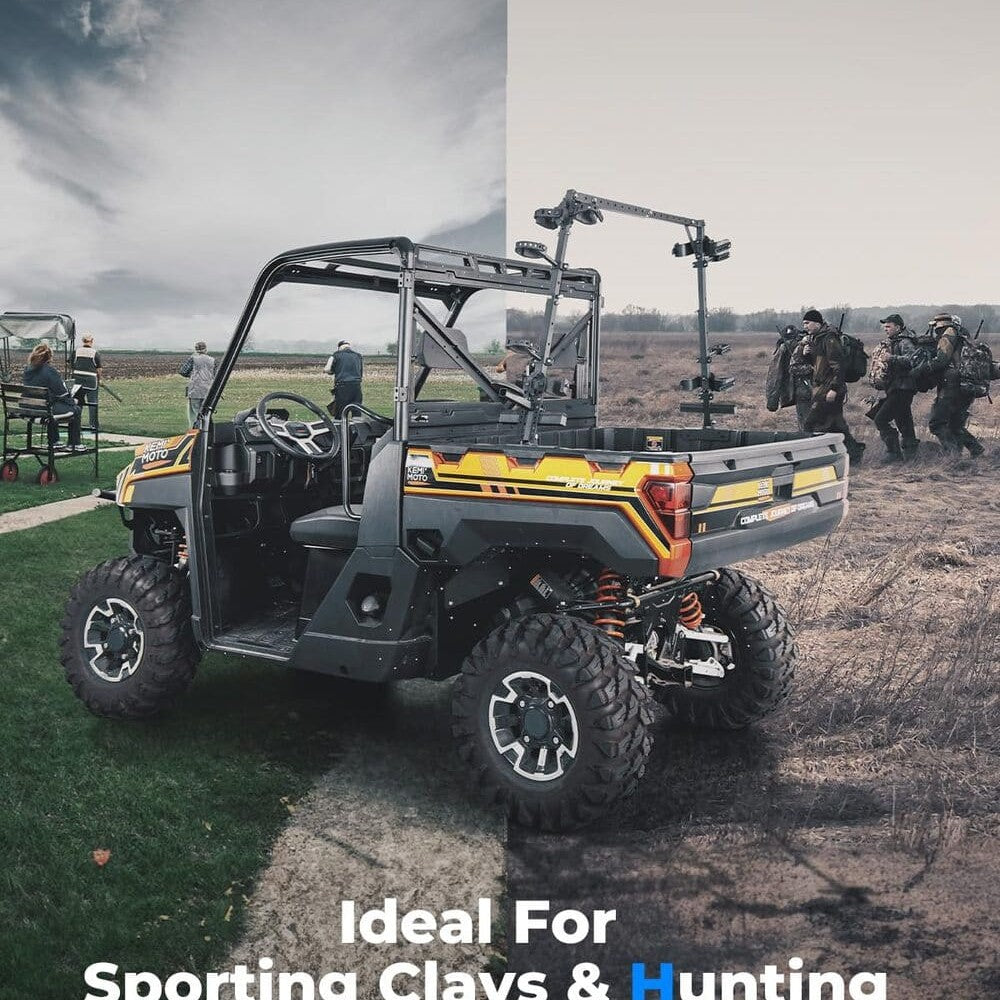 Kemimoto Polaris Ranger UTV Double Crossbow Rack