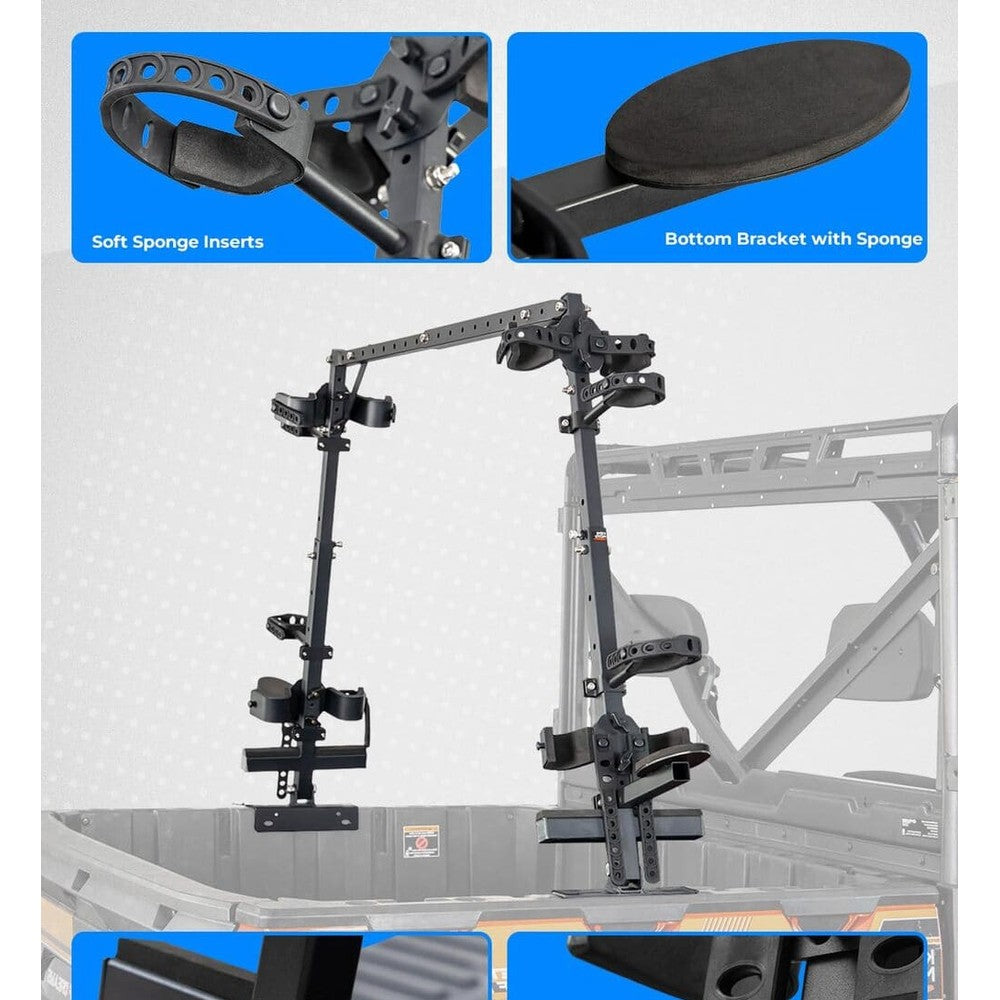 Kemimoto Polaris Ranger UTV Double Crossbow Rack