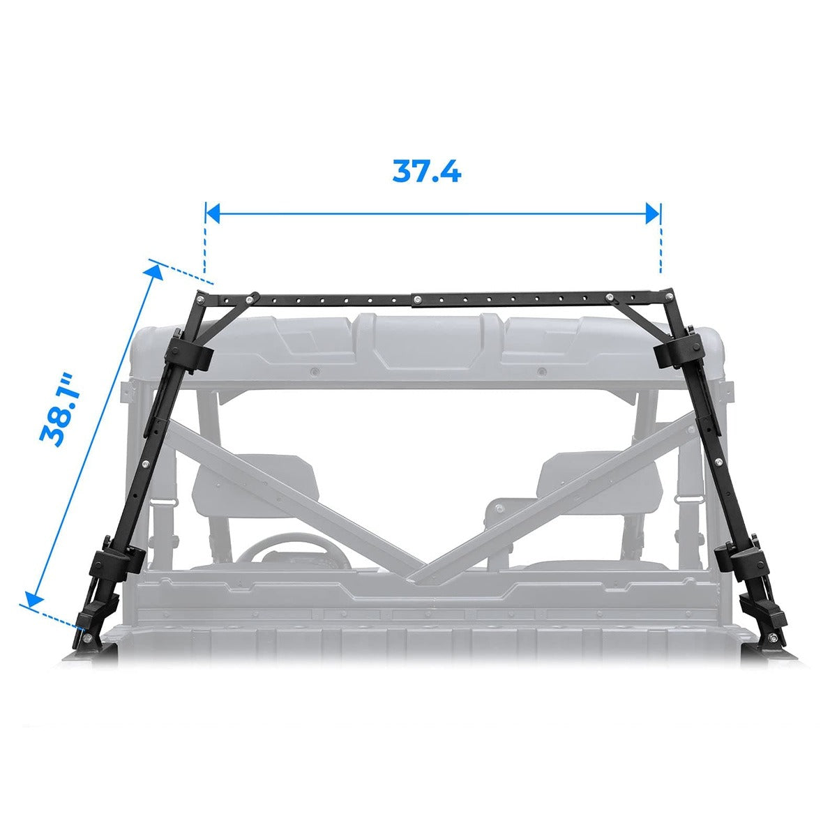 Kemimoto Polaris Ranger UTV Sporting Clays Shotgun Holders