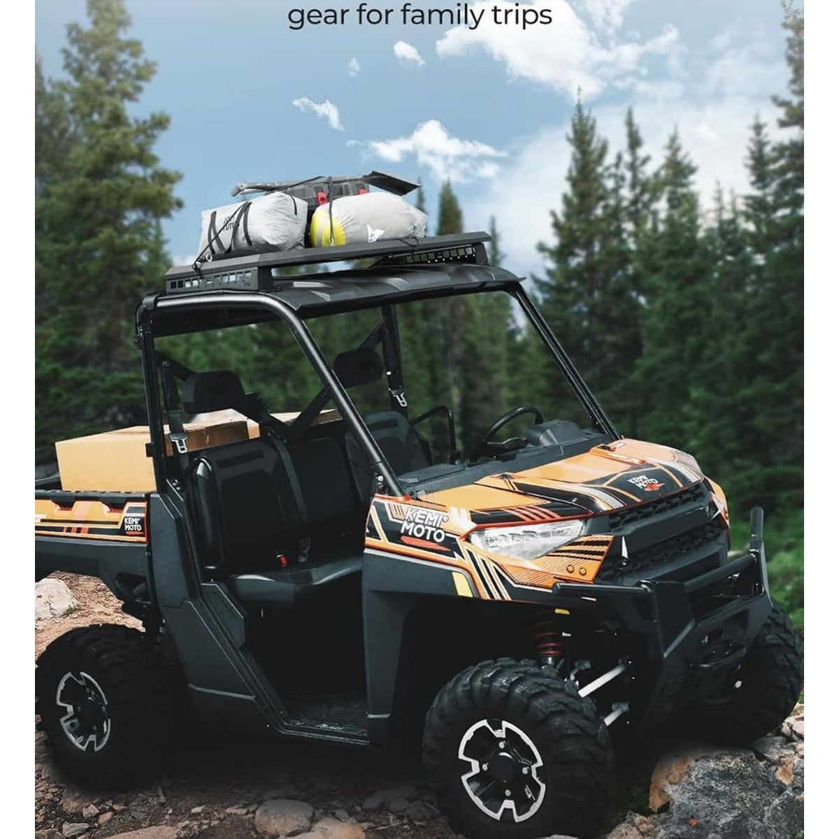 Kemimoto Polaris Ranger XP 1000 2-Seat Roof Rack