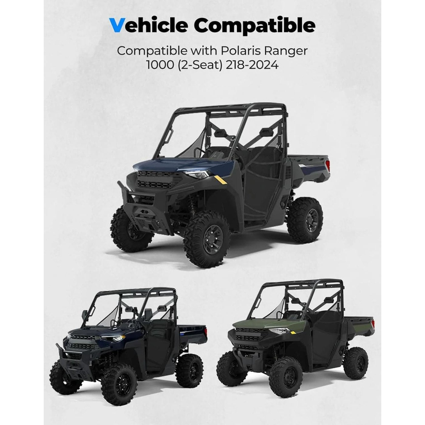 Kemimoto Polaris Ranger XP 1000 2-Seat Roof Rack