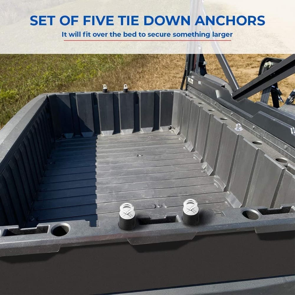 Kemimoto Polaris Ranger XP 1000 2" Tie Down Anchors - 6PCs