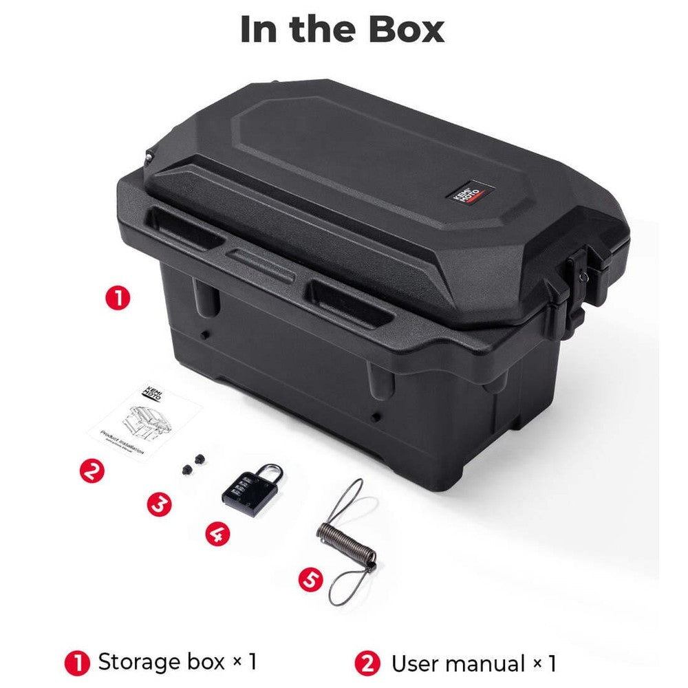 Kemimoto Polaris Ranger XP 1000 45L Left Side Storage Cargo Box