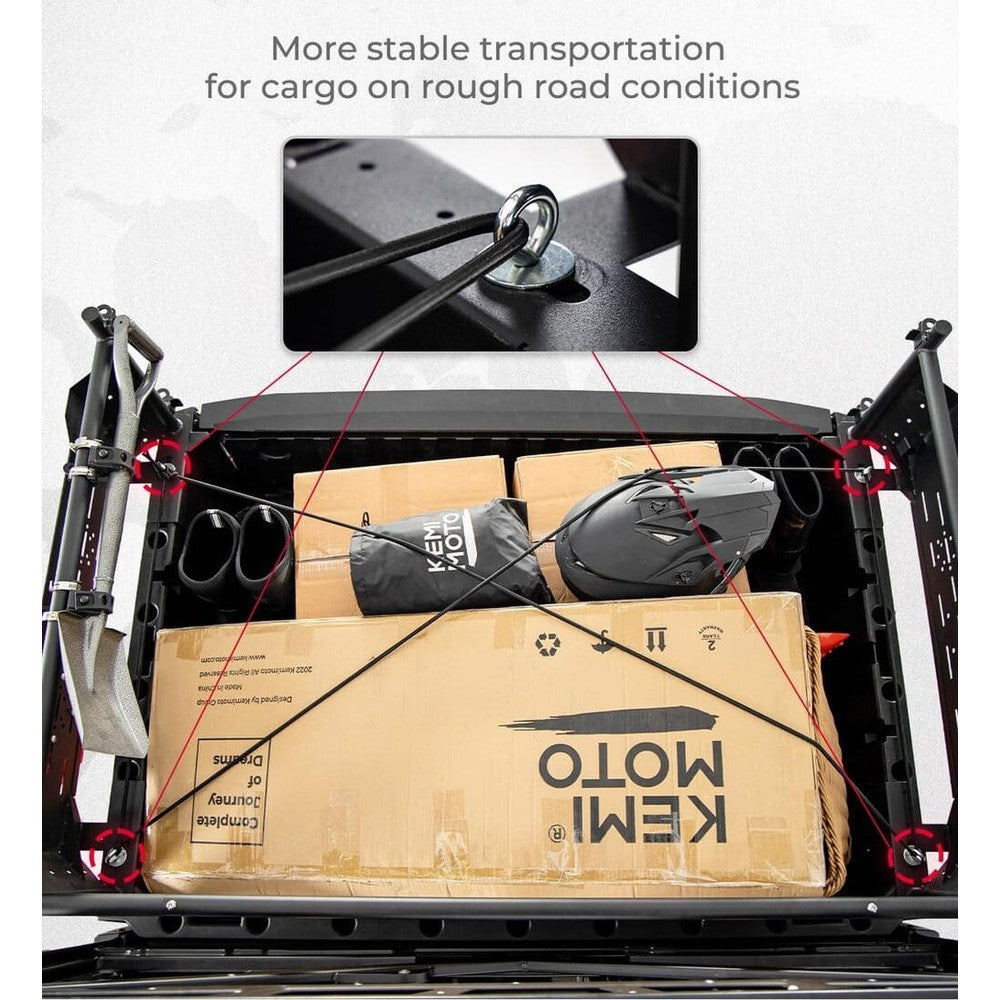 Kemimoto Polaris Ranger XP 1000/900 Heavy Duty Rear Cargo Rack