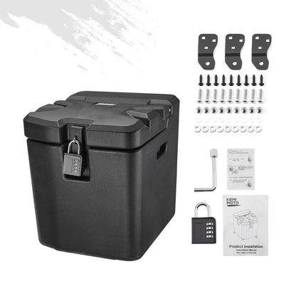 Kemimoto Polaris Ranger XP 1000 Adjustable Break Away Side Mirrors & Under Seat Storage Box