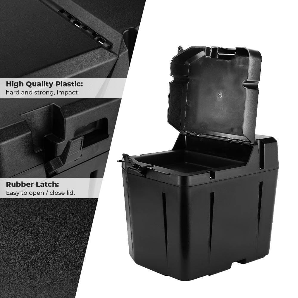 Kemimoto Polaris Ranger XP 1000 Adjustable Side Mirrors & Under Seat Storage Box
