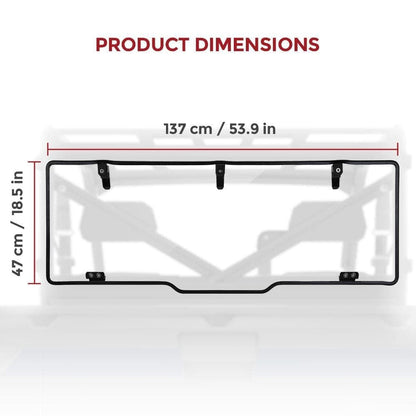 Kemimoto Polaris Ranger XP 1000/Crew Rear Windshield