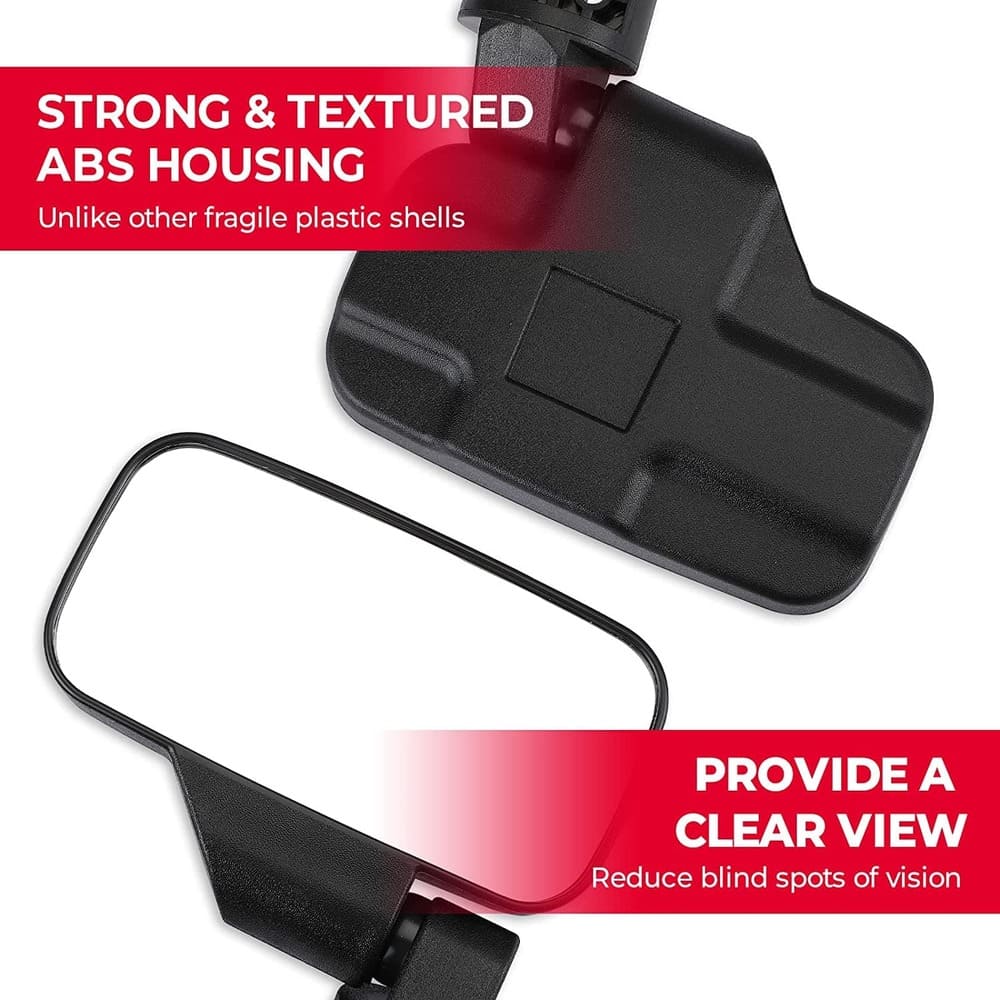 Kemimoto '17-'24 Polaris Ranger XP 1000 Crew Turn Signal Kit & Seat Cover & Side Mirrors