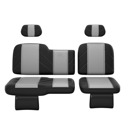 Kemimoto Polaris Ranger XP 1000/Crew UTV Leather Seat Covers w/Pocket Soft Cushion