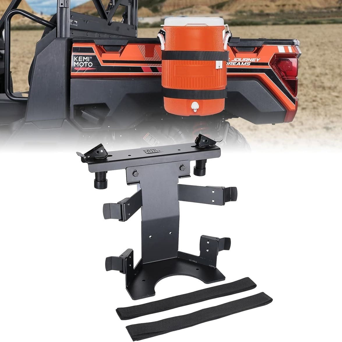 Kemimoto Polaris Ranger XP 1000 Steel Water Cooler Rack