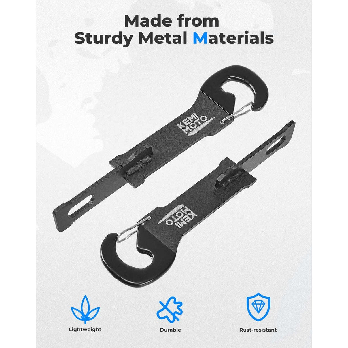 Kemimoto Polaris  Ranger XP 1000 UTV 7" Anti Rust Easy Door Latches - 1 Pair