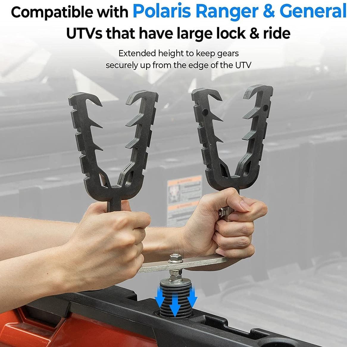 Kemimoto Polaris Ranger XP 1000 UTV Gun Mount Tool Rack