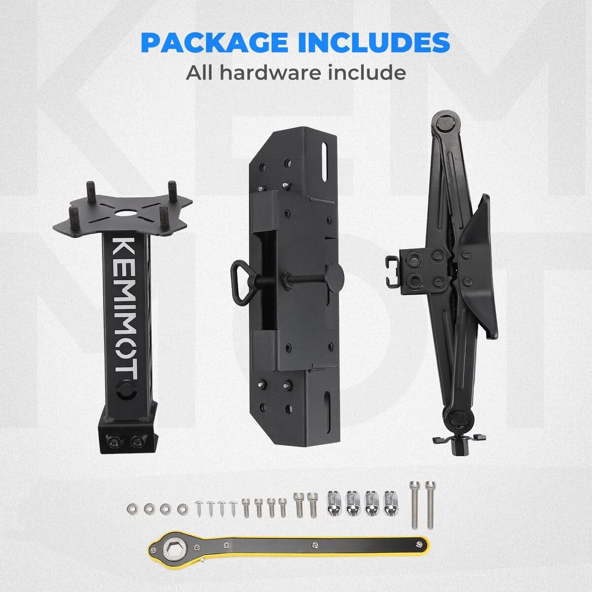 Kemimoto Polaris Ranger XP 1000 UTV Spare Tire Mount