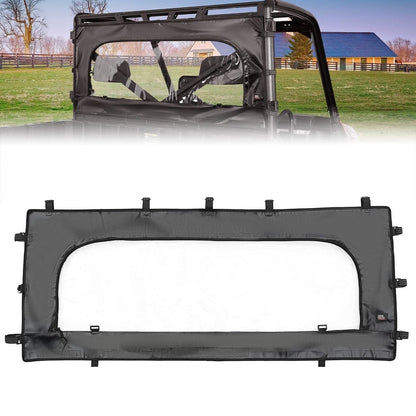 Kemimoto Polaris Ranger XP 1000 Zippered Soft Rear Window Roll Up/Down