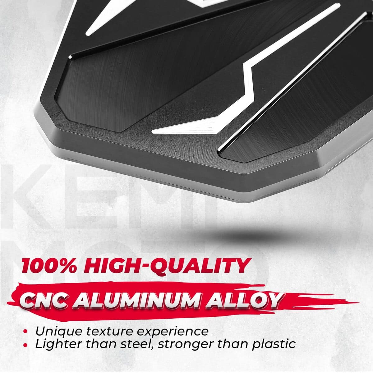 Kemimoto Polaris RZR "1.6"-2" Roll Bar UTV CNC Aluminum Side Mirrors