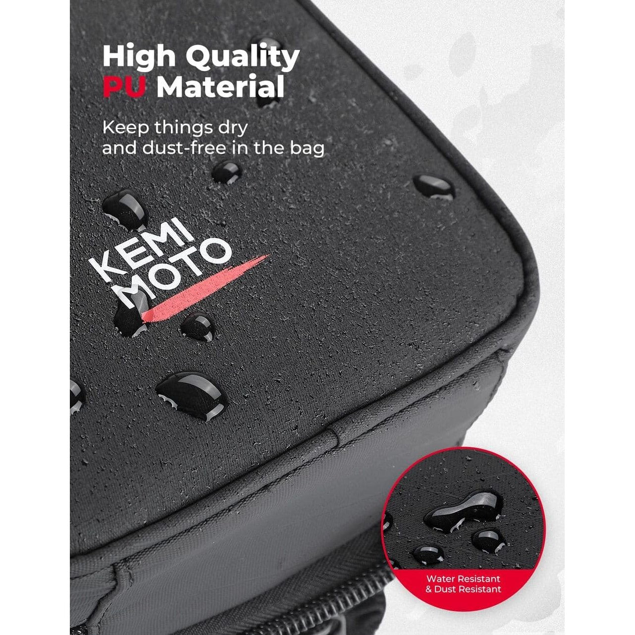 Kemimoto Polaris RZR XP 1000 UTV Armrest Safe Console Storage Bag