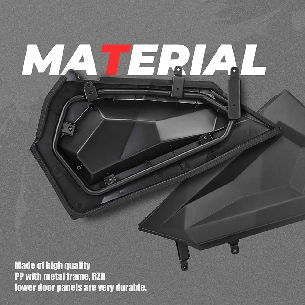 Kemimoto Polaris RZR 2 Doors Models 60" Lower Half Door Inserts Panels