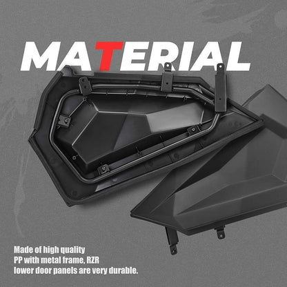 Kemimoto Polaris RZR 2 Doors Models 60" Lower Half Door Inserts Panels