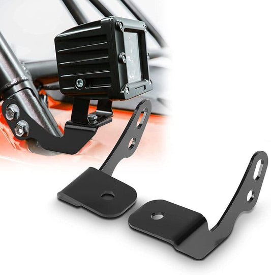 Kemimoto Polaris RZR LED Light Mount A-Pillar Mount Light Bracket - 2 Packs