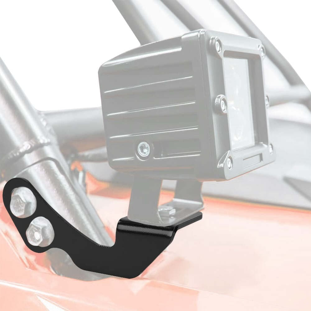 Kemimoto Polaris RZR LED Light Mount A-Pillar Mount Light Bracket - 2 Packs