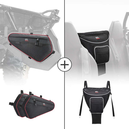 Kemimoto Polaris RZR XP 1000 Lower Door Storage Bag & Center Storage Bag