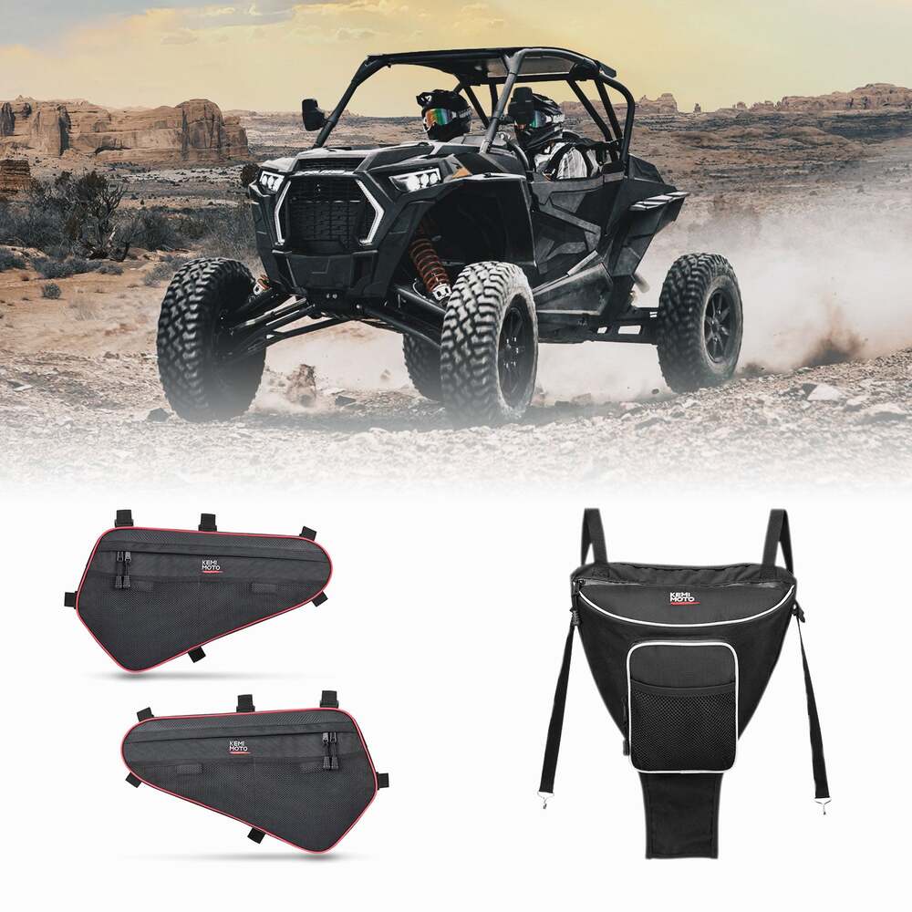 Kemimoto Polaris RZR XP 1000 Lower Door Storage Bag & Center Storage Bag