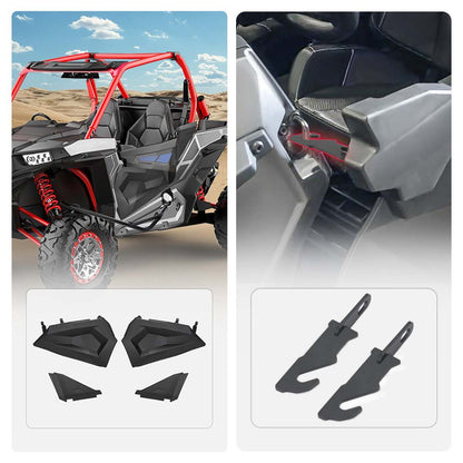 Kemimoto Polaris RZR XP 1000 Lower Half Door and Door Latches Extender