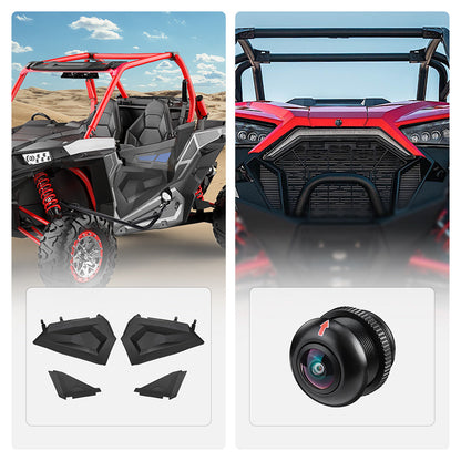 Kemimoto Polaris RZR Lower Half Door and Front Camera