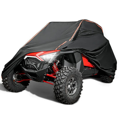 Kemimoto Polaris RZR XP 1000 Lower Half Door Inserts Panels & UTV Cover with Rlective Strip