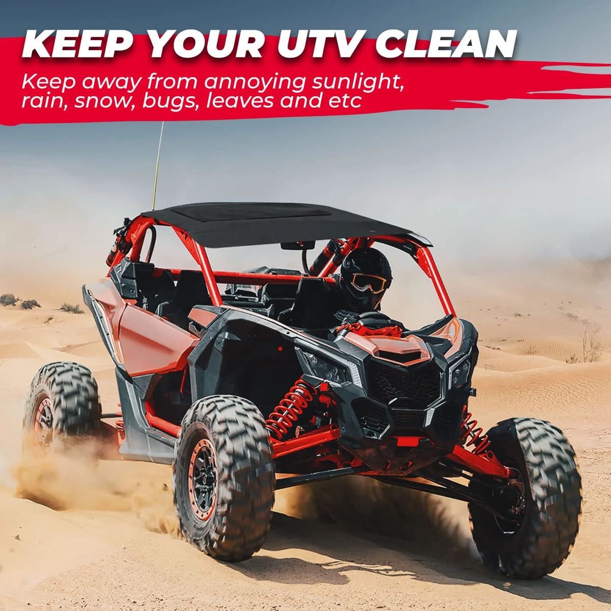Kemimoto Polaris RZR Pro 4 XP 4-Seater 1680D Fabric Soft Top Roof