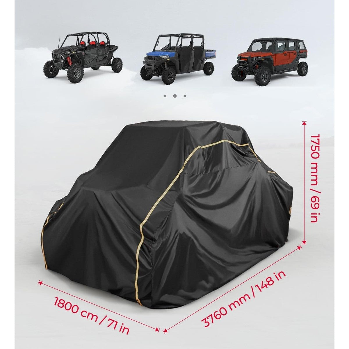 Kemimoto Polaris RZR Pro R 4 Seater UTV Cover