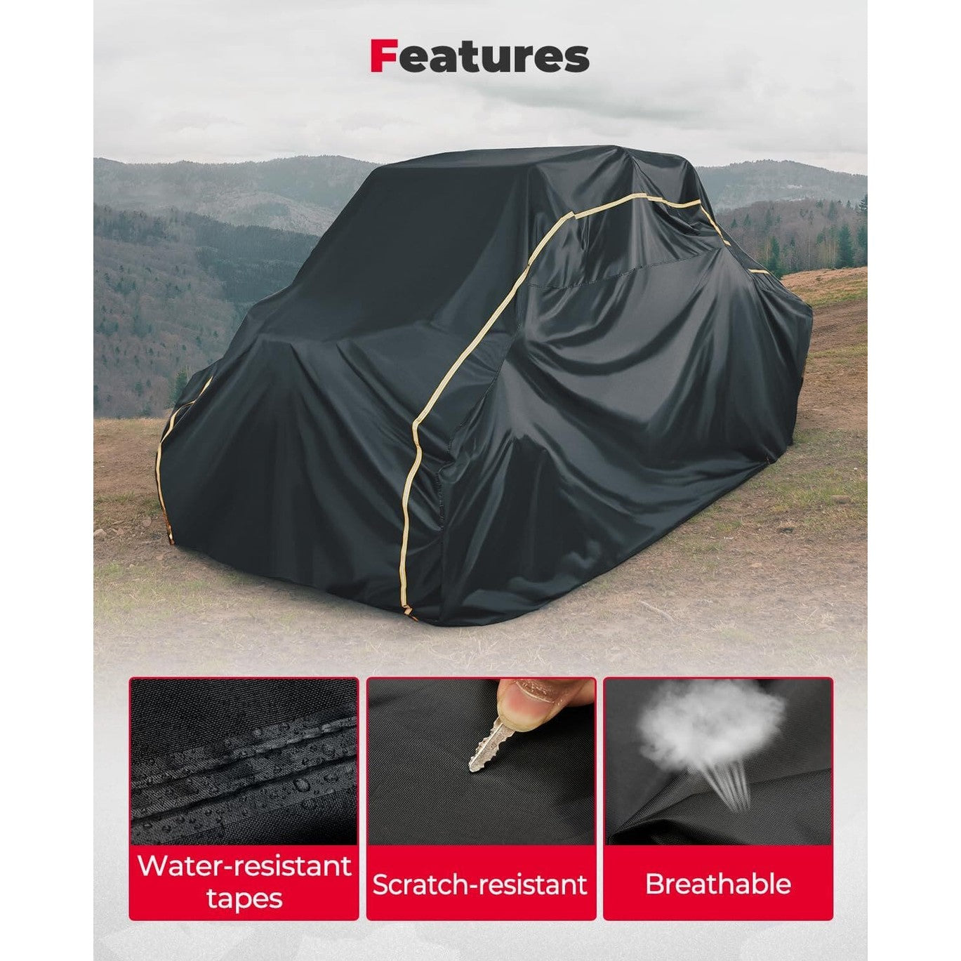 Kemimoto Polaris RZR Pro R 4 Seater UTV Cover