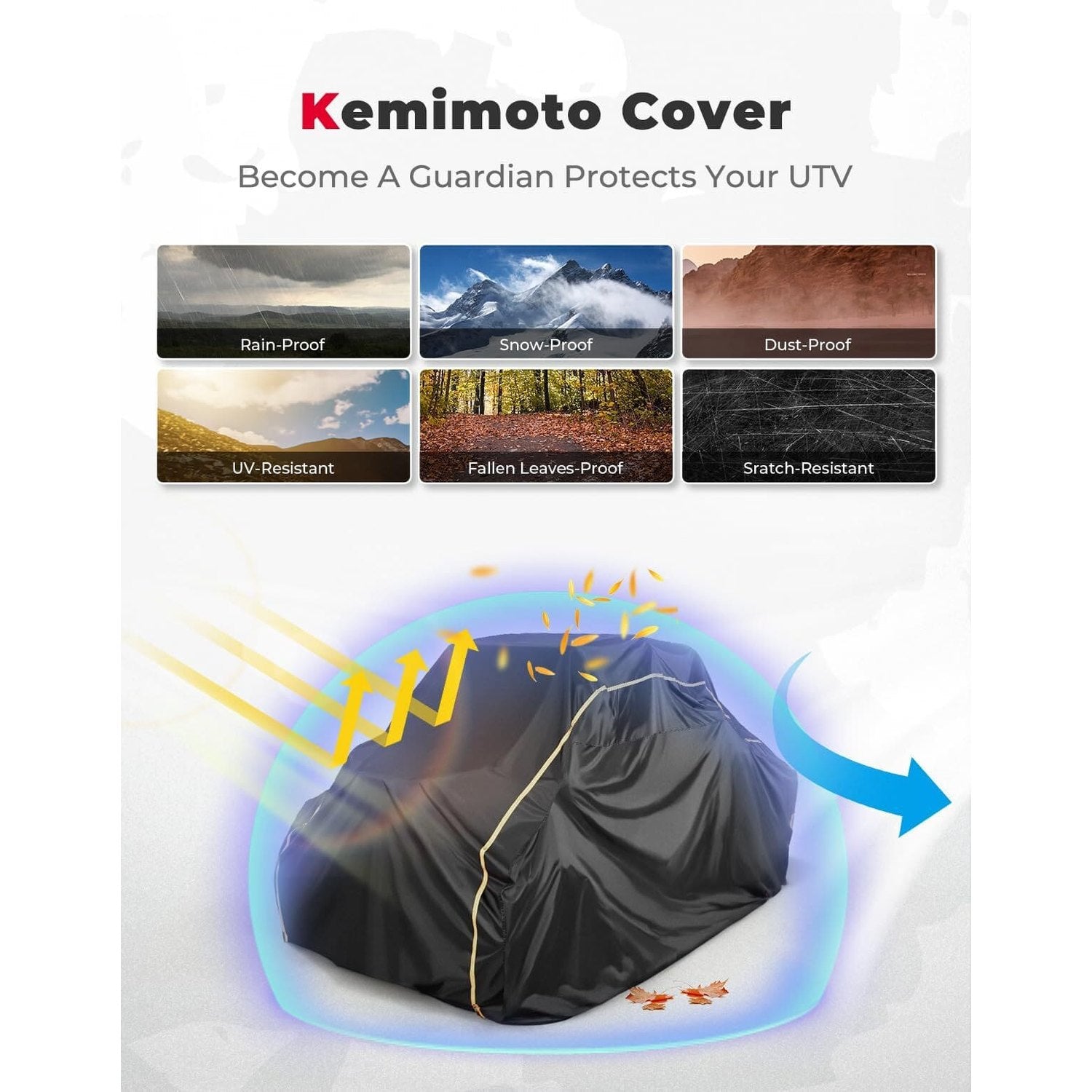 Kemimoto Polaris RZR Pro R 4 Seater UTV Cover
