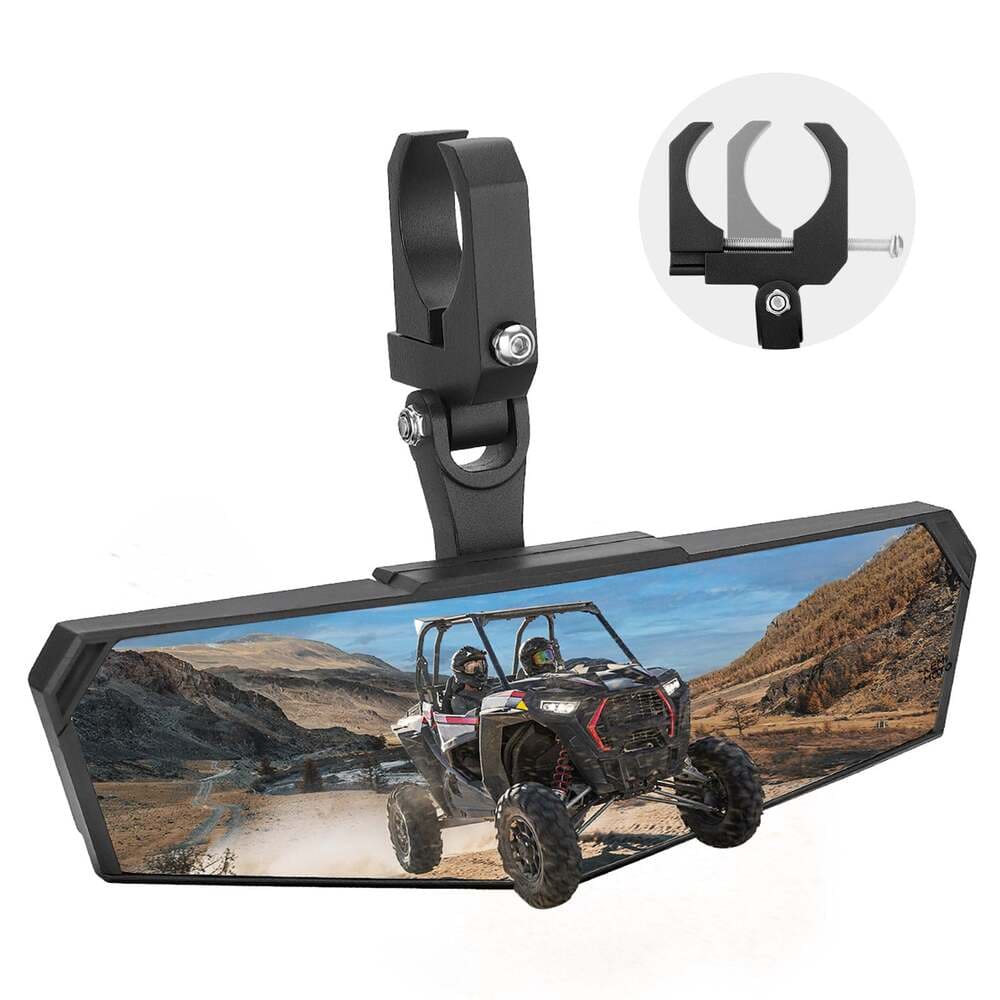 Kemimoto Polaris RZR Pro R UTV 1.75"-2" Side Mirror & Race Convex Mirror