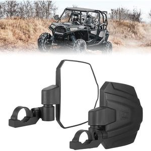 Kemimoto Polaris RZR Pro R 1.65"-2" UTV Universal Large Side View Mirrors Roll Bar