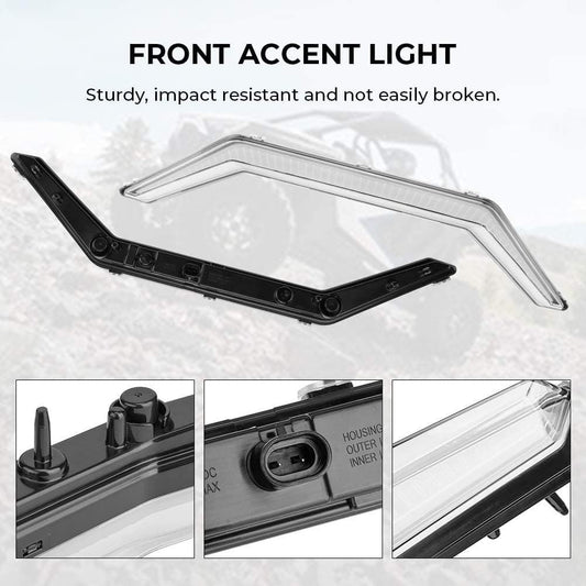 Kemimoto Polaris RZR PRO XP/ PRO R UTV LED Center Grill Light Accent Light