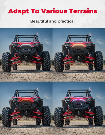 Kemimoto Polaris RZR PRO XP/4 RGB Turn Signal Light, Fang Light