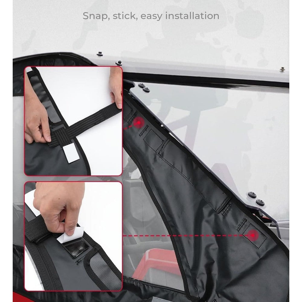 Kemimoto Polaris RZR Pro XP 4 Soft Upper Door Cab Enclosure Set