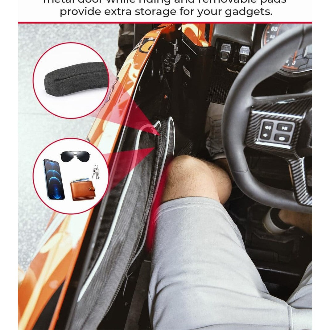 Kemimoto Polaris RZR Pro XP Front Door Bags w/ Knee Pads