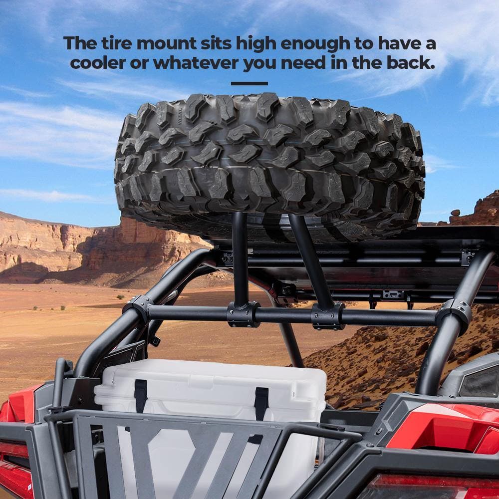 Kemimoto Polaris RZR PRO XP/ PRO XP4 Spare Tire Mount Holder Rack