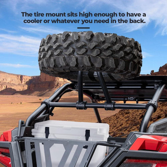 Kemimoto Polaris RZR PRO XP/ PRO XP4 Spare Tire Mount Holder Rack