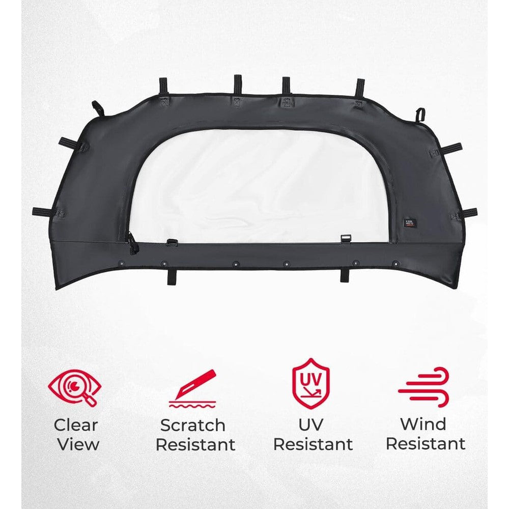 Kemimoto Polaris RZR Pro XP UTV Soft Rear Windshield