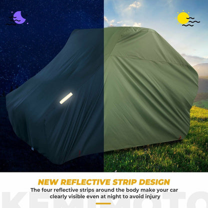 Kemimoto 420D Heavy Duty UTV Storage Cover